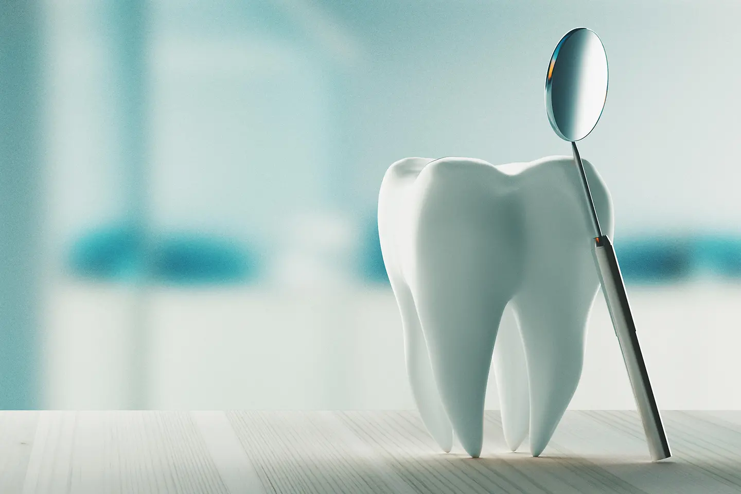 Zu sehen ist ein Zahn