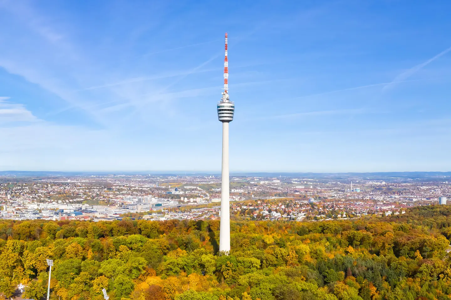 Blick auf den Stuttgarter Fernsehturm