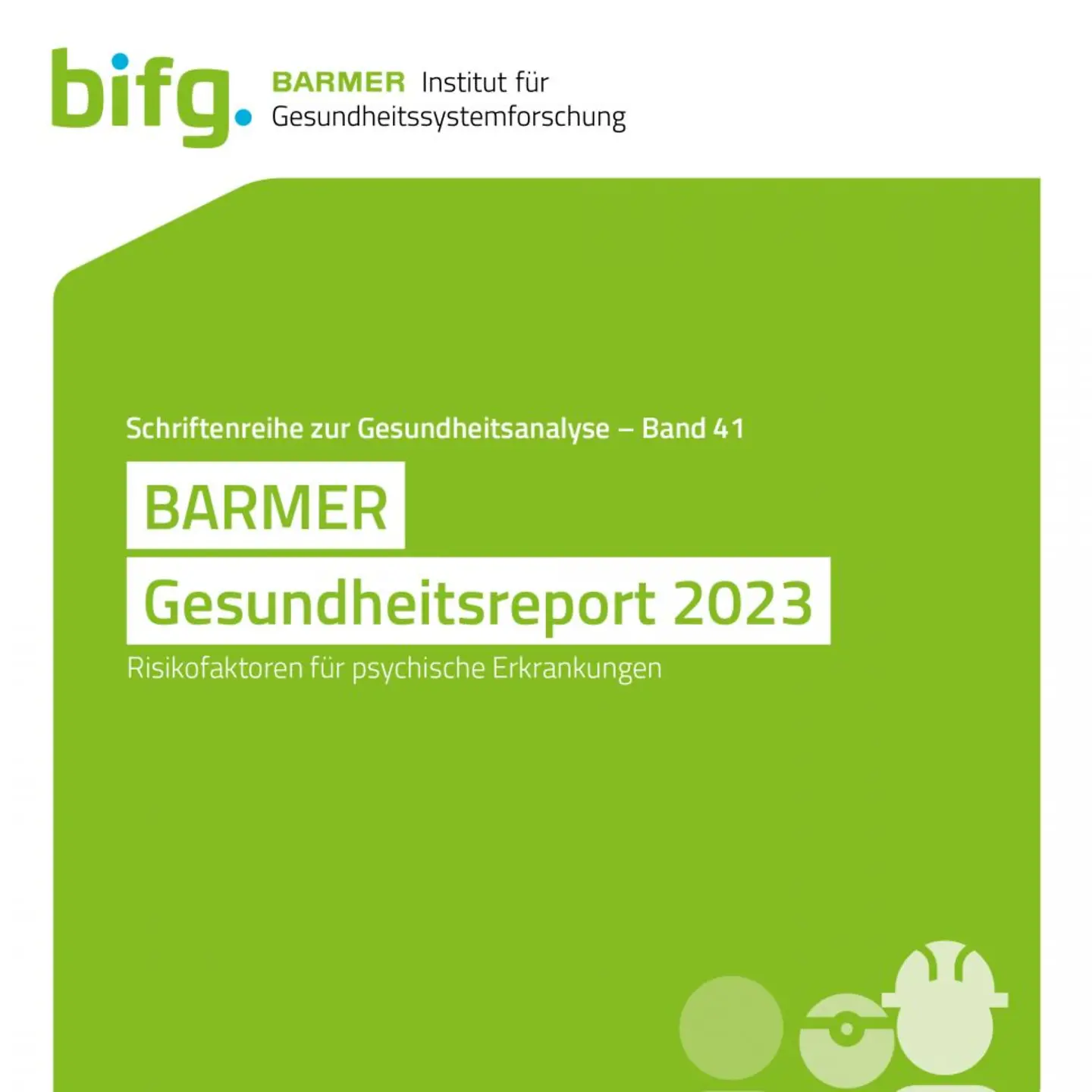 Bild Cover Gesundheitsreport 2023