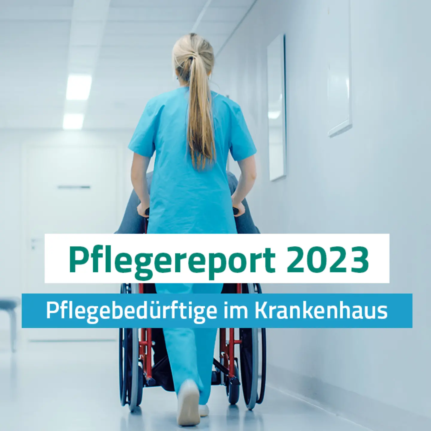 Zu sehen ist ein Banner für den BARMER-Pflegereport