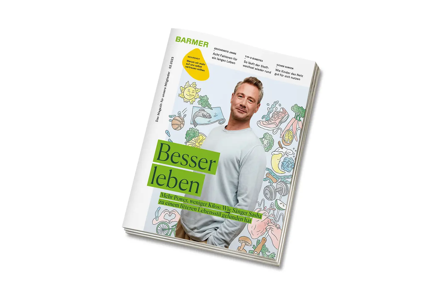  Cover BARMER Mitgliedermagazin Dezember 2023