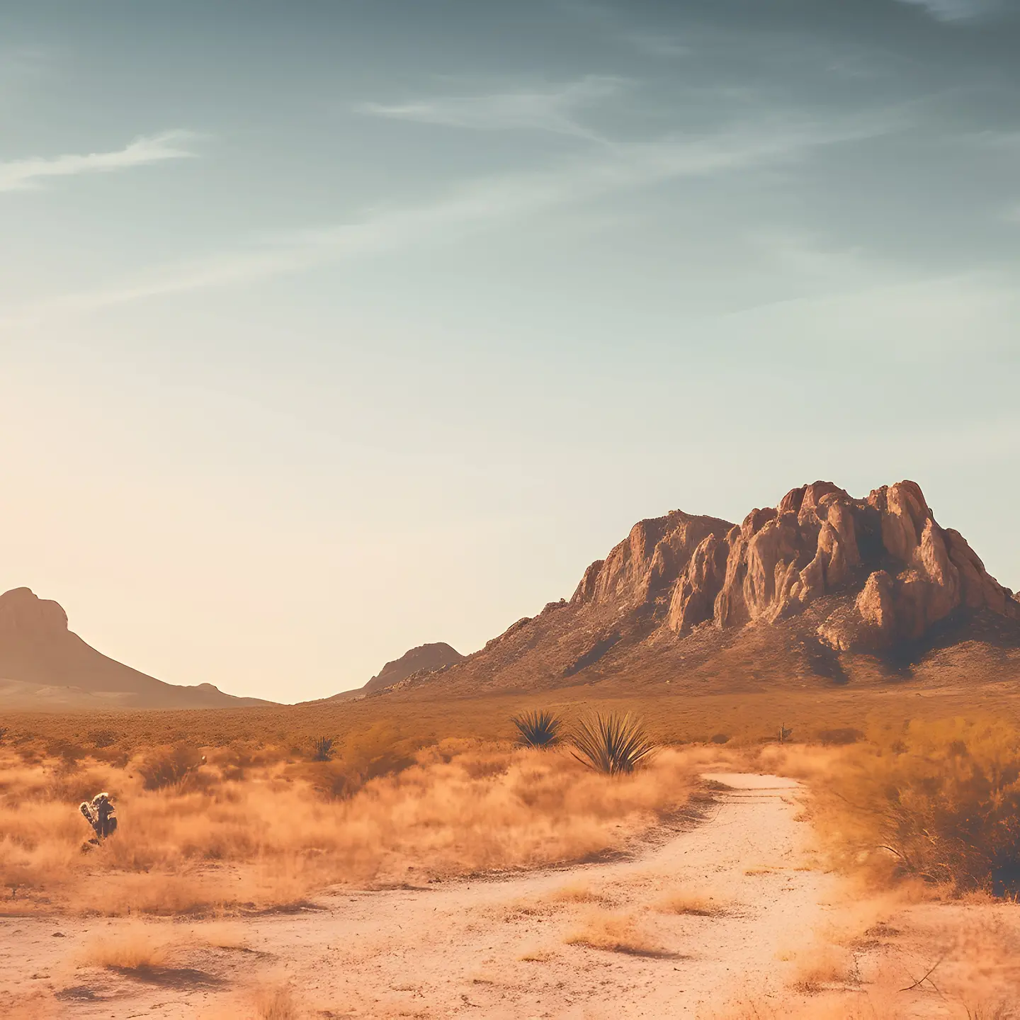 Arizona Skyline mit roter Wüste