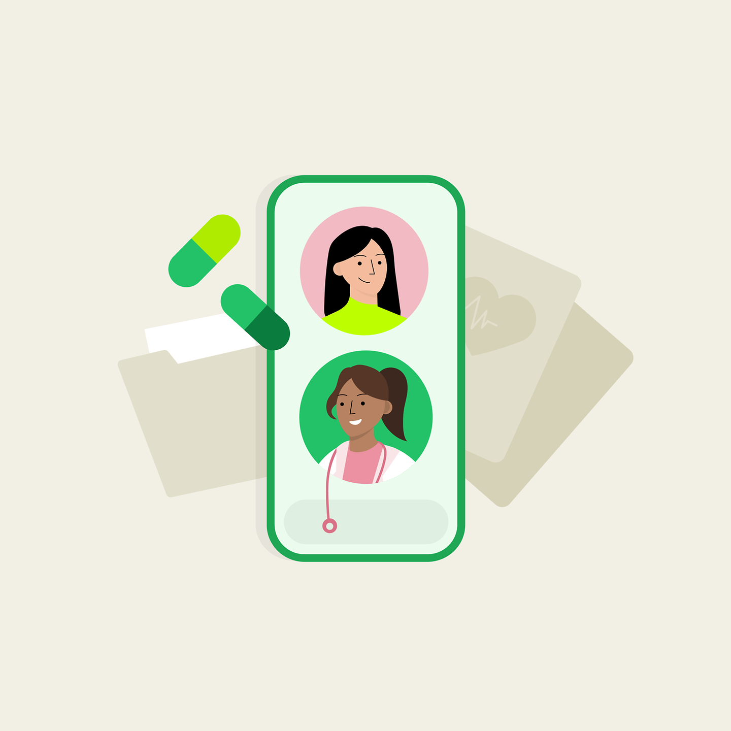 Illustration ePA als App