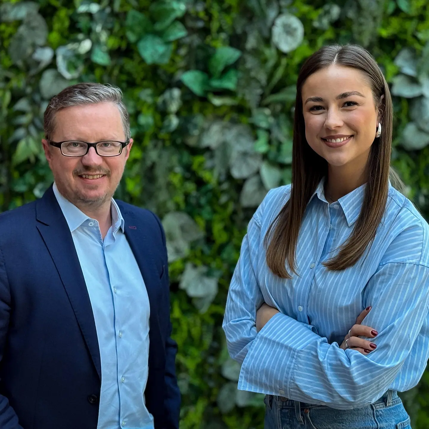 Prof. Dr. Stephan Böhm und Svenja Folkerts